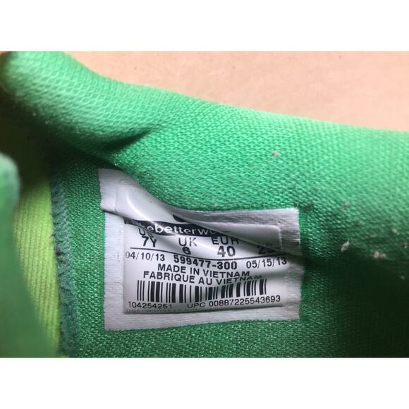 Nike KD 6 GS 'Candy' Flash Lime Atomic Red 599477−300 Basketball Shoes 7Y - Picture 6 of 8